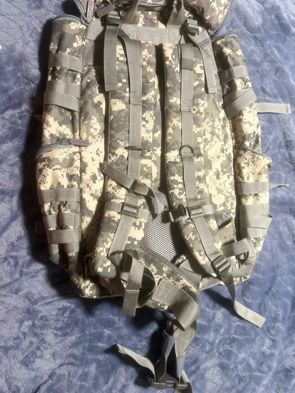 East West Tactical Digital Camo Men's Backpack - Olive Gray